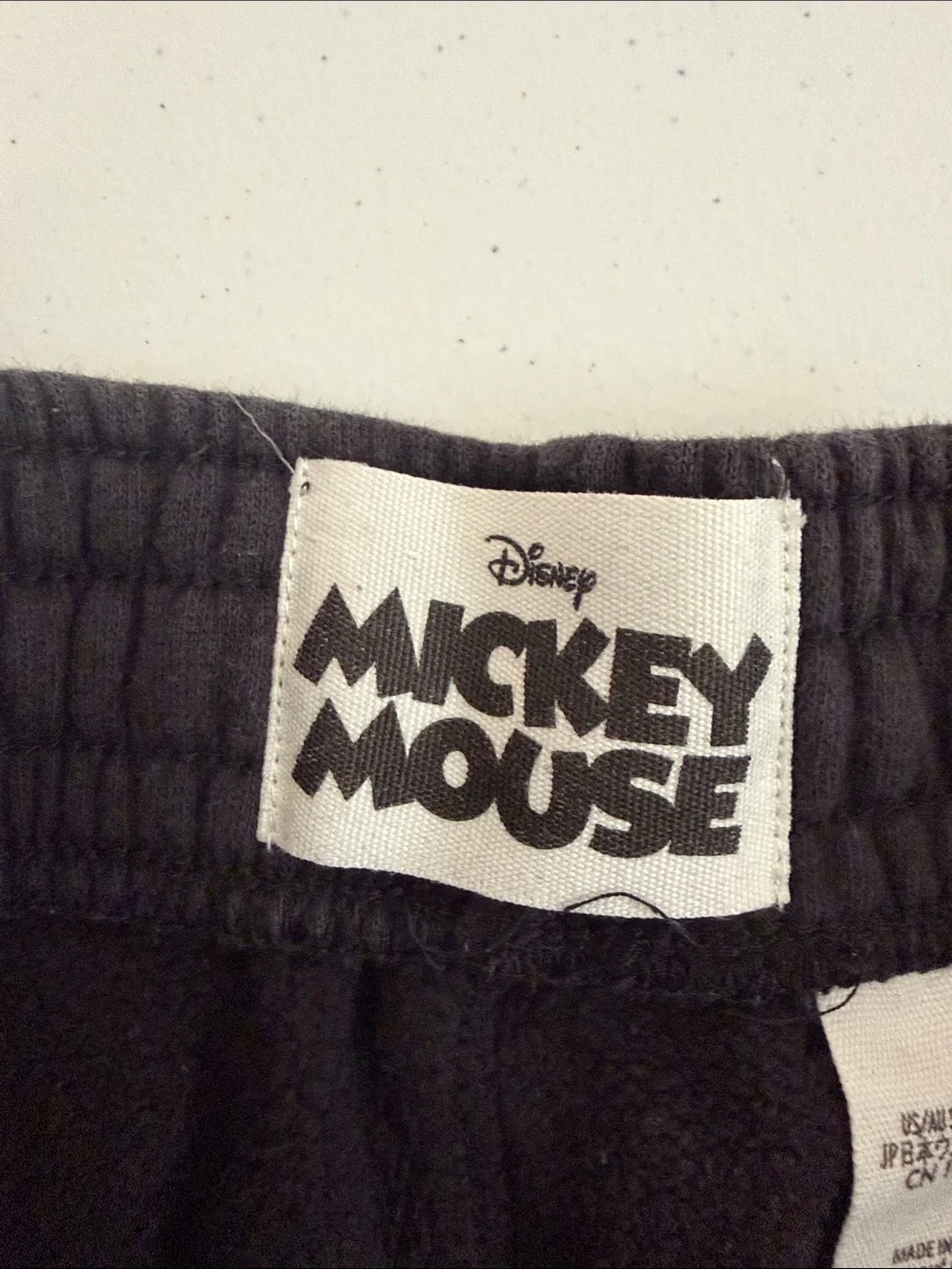 DISNEY MICKEY MOUSE Black & White Shorts size x small